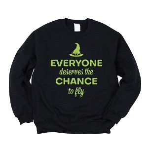 Simply Sage Market Women's Graphic Sweatshirt Deserve A Chance To Fly - 1 of 4