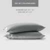 Sapphtopaz Luxury Satin Comforter Set, Bedding Set Fitted Sheet Set with 1 Flat Sheet,1 Fitted Sheet,2 Pillowcase, Machine Washable - 4 of 4