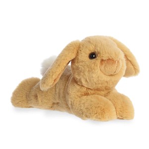 Aurora Small Biscuit Lop Bunny Tan Mini Flopsie Adorable Stuffed Animal 8.5" - 1 of 4