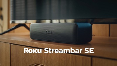 Roku Streambar SE Black Wireless 2-Channel Soundbar with Google Assistant and Alexa