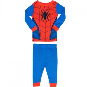 Kids Spider-Man's Suit 2-Piece Pajamas - 12 Months - 1 of 3