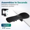 Purely 5920 Foam Non-Skid Arm Rest Mouse Pad, Black - 4 of 4