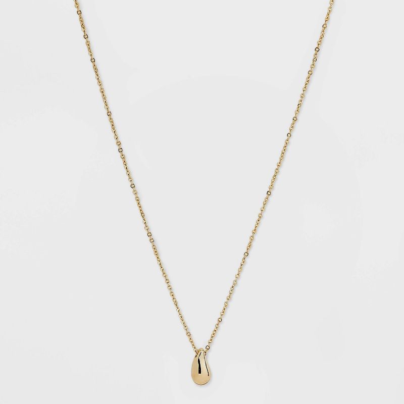 Teardrop Pendant Necklace - A New Day&#8482; Gold, 1 of 6