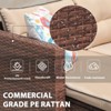Sunsitt 3pc Steel Wicker Outdoor Patio Sofa Set - 3 of 4
