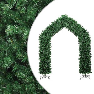 vidaXL Christmas Tree Arch Green 8.86ft - 1 of 4
