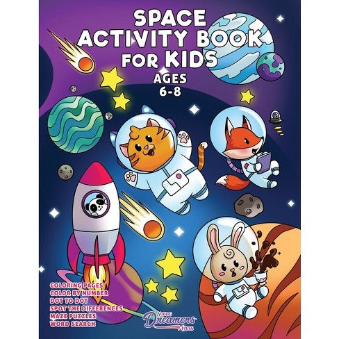 Sketchbook for kids age 8-12: Space Adventures