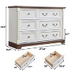 Bella Depot Farmhouse Dresser Chest with Base - 3 of 4