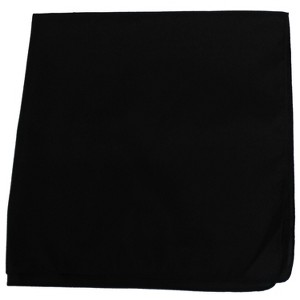 Daily Basic 12 Pack Solid 100% Cotton 22 in x 22 in Bandanas - 1 of 3