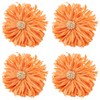 Saro Lifestyle Raffia Charm Napkin Ring (Set of 4) - 3 of 4