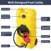 Fuel Caddy, 15 Gallon Tank - Heavy-Duty HDPE Fuel Storage with Leak-Proof Valves, Portable Wheels & High-Efficiency Siphon Pump - 4 of 4