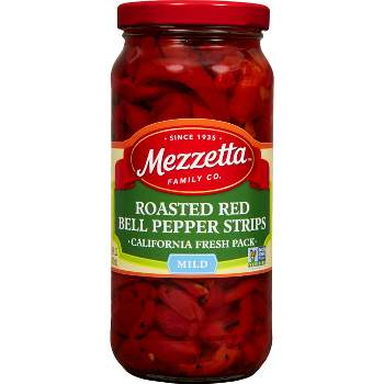 Mezzetta Mild Sliced Roasted Bell Pepper Strips - 16oz