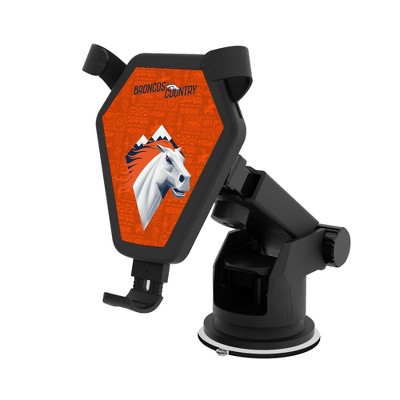 Keyscaper Denver Broncos 2024 Edition 10-Watt Wireless Car Charger