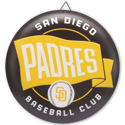 MLB San Diego Padres Metal Button Wall Art