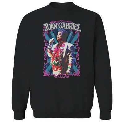 Juan Gabriel Men's Juan Psychedelic Short Sleeve Graphic Cotton T shirt