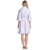 Casual Nights Women's 2 Piece Floral Robe and Gown Set - 3 of 4