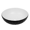 16" Round Ceramic Vessel Bathroom Sink – Modern Textured Bowl Design - 2 of 4