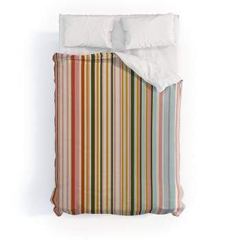 3pc King Magical Stripes Polyester Duvet & Sham Set - Deny Designs