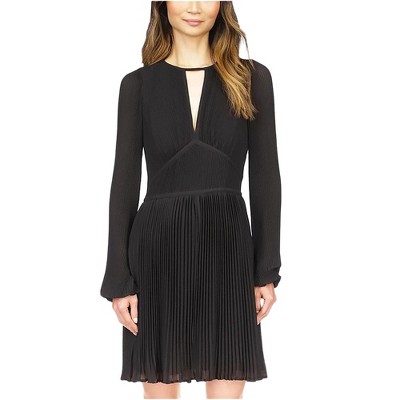 Michael Kors Womens Pleated Fit & Flare Dress