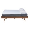 Baxton Studio Sarita Mid-Century Modern Walnut Wood Bed Frame - 3 of 4