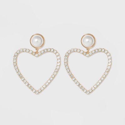 heart earrings