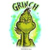 Infant's Dr. Seuss Airbrushed Grinch  Bodysuit - White - 6 Months - 2 of 3