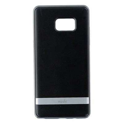 Moshi Napa Premium Leather Hybrid Case for Samsung Galaxy Note7 - Black / Gray
