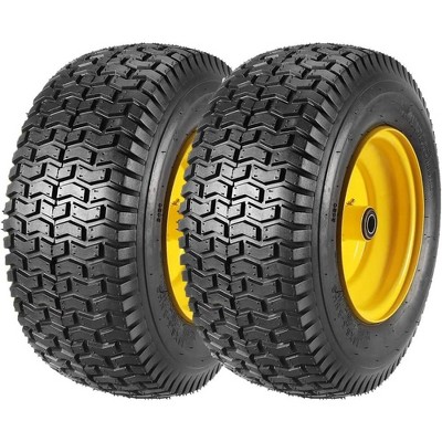 [2Set]Lawn Mower Utility Cart Turf Tires With Wheel,for Lawn Mower Tires,Riding Mower,Garden Tractors