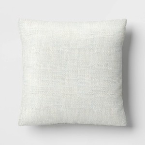 Textured Woven Cotton Square Throw Pillow - Room Essentials™ - 1 of 4