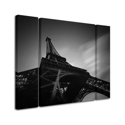 Trademark Fine Art -Moises Levy 'Eiffel I' Multi Panel Art Set Small