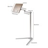 YIYIBYUS Book Stand for Reading, Hands-Free Holder for Laptop Phone Tablet with Wooden Pad, Book Shelf - 3 of 4