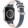 Worryfree Gadgets Silicone Shiny Slim Band for Apple Watch 38/40/41mm, 42/44/45mm iWatch Series 8 7 6 5 4 3 2 1 & SE- Assorted Colors - 2 of 3