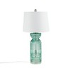 Hampton Hill 14"x28.25" Luxuria Textured Glass and Acrylic Base Warm Soft (Includes LED Light Bulb) Table Lamp - 3 of 4