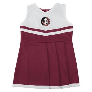 NCAA Florida State Seminoles Toddler Girls' Cheer Dress Set - 1 of 3