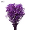 Unique Bargains Natural Dried Baby's Breath Flowers Branches for Wedding Party Decoration Purple 1 Pc - 3 of 4