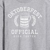 Men's - Instant Message - Oktoberfest Official Bier Taster Long Sleeve Graphic T-Shirt - 2 of 4
