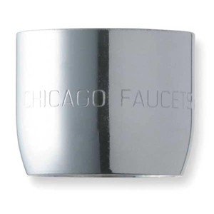 Chicago Faucet  Aerated Outlet,Brass,13/16 in - 24 E3JKABCP - 1 of 1