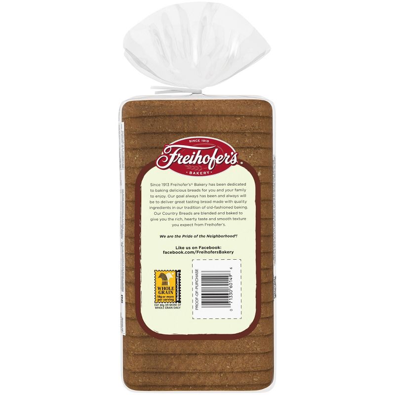 Freihofer&#39;s 100% Whole Wheat Country Bread - 24oz, 4 of 11