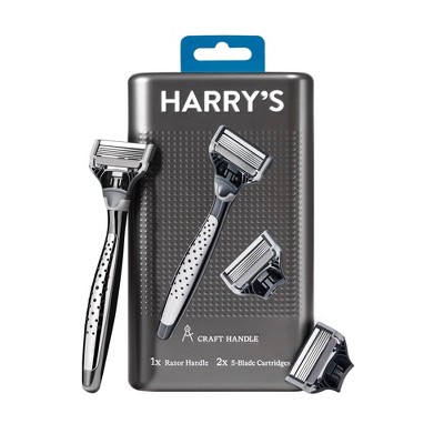 Harry's 5-blade Men's Razor - 1 Razor Handle + 2 Razor Blade Refills ...
