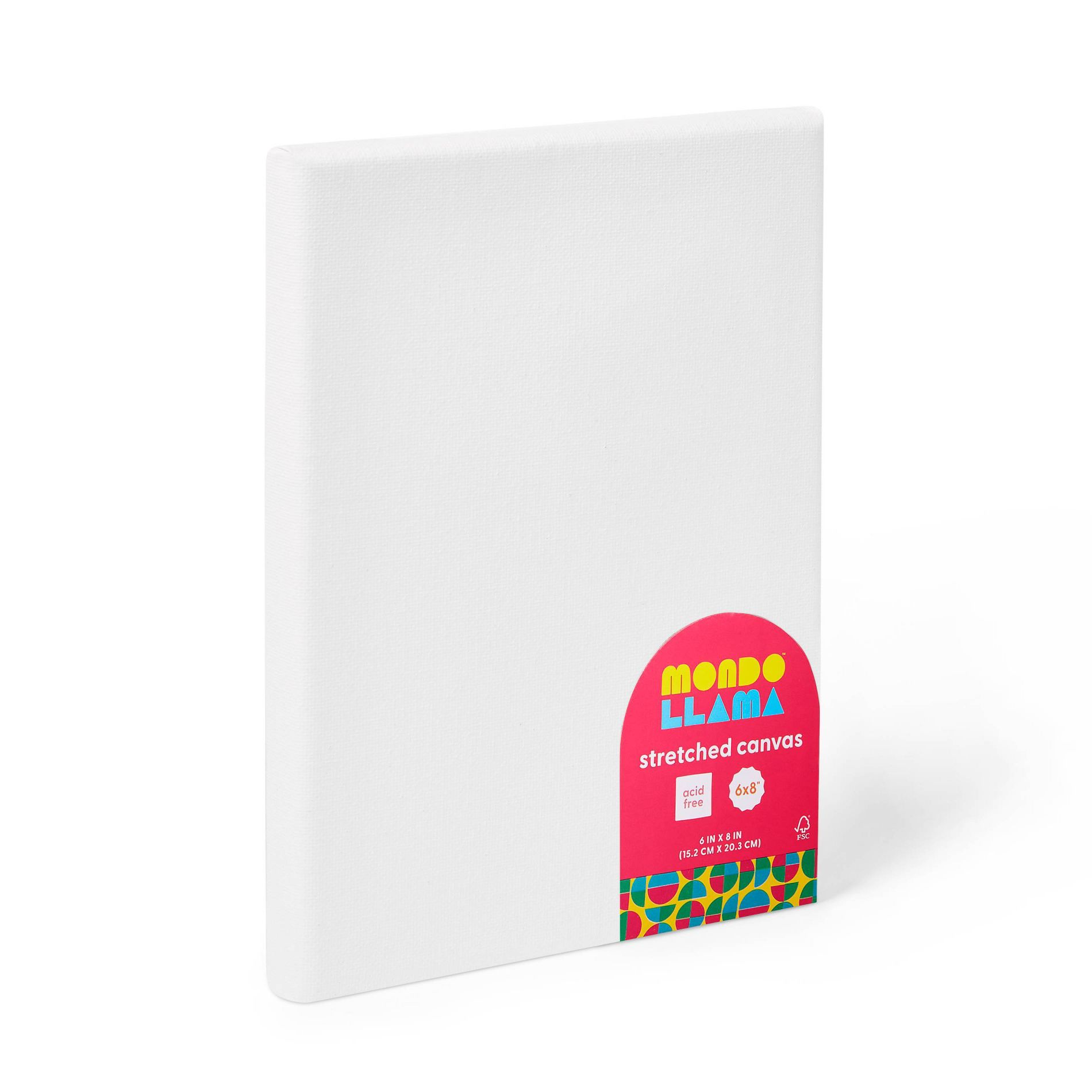 Rectangular Stretched Canvas White - Mondo Llama™