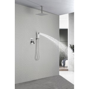 ONWITH 12" Rain Shower Head Systems Wall Mounted Shower - 1 of 4