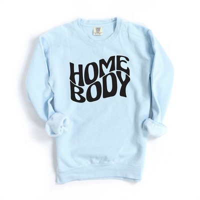 Simply Sage Market Women's  Garment Dyed Graphic Sweatshirt Homebody Wavy