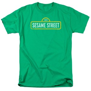 Men's Sesame Street Rough Logo T-Shirt - 1 of 4