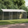 Dog Cage Silver 600 x 200 x 256 cm Galvanised Steel - 2 of 4