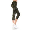 Slickblue Yoga Style Capri Leggings, Banded High Waist, Lined Knit, Tie Dye Printed, Multi Color, One Size - 3 of 4