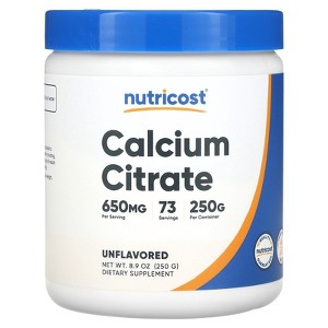 Nutricost Calcium Citrate, Unflavored, 8.9 oz (250 g) - 1 of 2