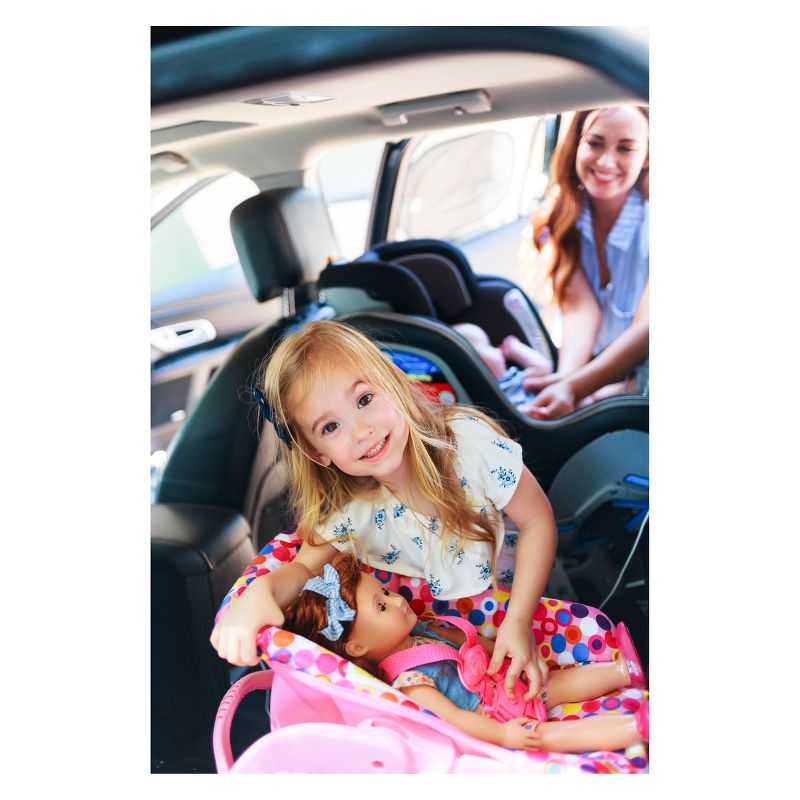 Joovy Baby Doll Car Seat - Pink Dot, 5 of 9