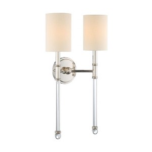 Savoy House Fremont 2 - Light Wall Light in  Polished Nickel - 1 of 2