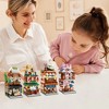 SEVOBAL Building Sets 1608 PCS Japanese Architecture Block Kit 4 Mini House Models Creative Toy for Kids, Multicolor, 11.81"*7.87"*3.15" - 4 of 4