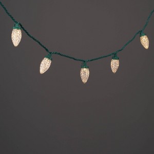 25ct LED C9 Faceted Christmas String Lights with Green Wire - Wondershop™ - 1 of 4