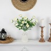 Northlight Real Touch™ Cream Ranunculus Artificial Floral Sprays, Set of 6 - 21" - 2 of 4